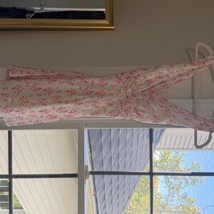 Princess Polly Pink and Cream Floral Dress